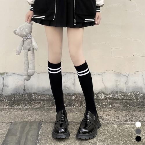 니삭스 스트라이프 타킹 양말 FD-0183