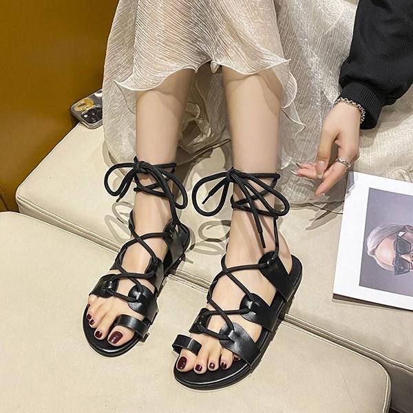 여성 캐주얼 끈 디자인 스트랩 여름 샌들 LK-GS01