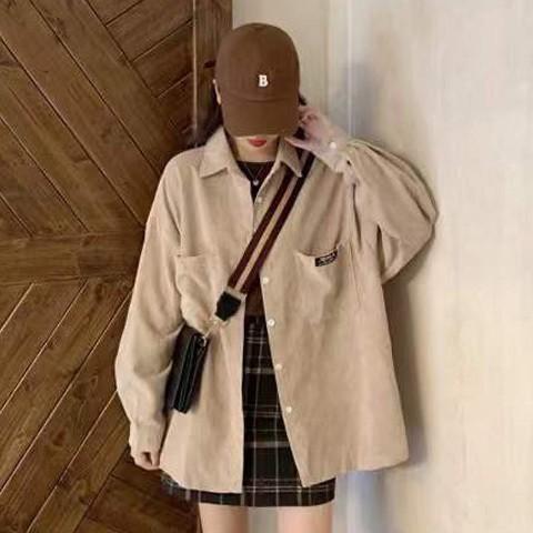 데일리 여성 코듀로이 빈티지 셔츠자켓 SSH-173