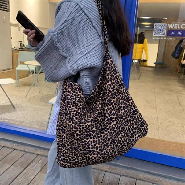 패턴 레오파드 숄더백 여성 데일리 에코백 CH-22333T