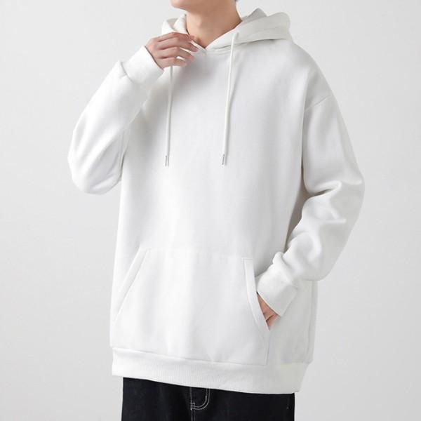 커플 후드 긴팔 캐주얼 오버핏 공용 티셔츠 IS-TS06