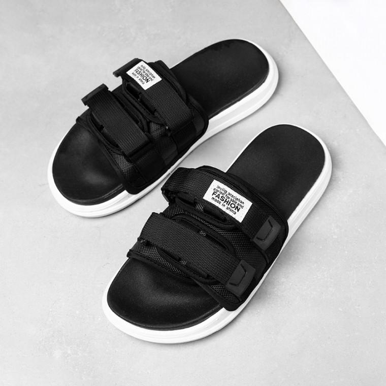 남녀공용 2컬러 데일리 배색 슬리퍼 샌들 ZG1640N