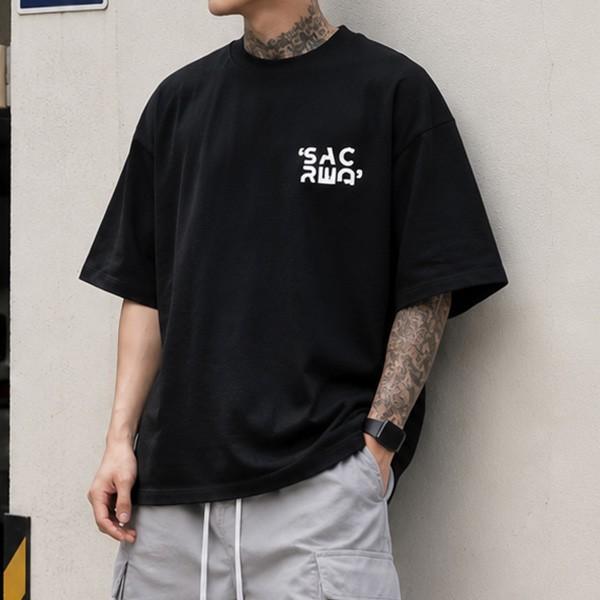 데일리 오버핏 캐주얼 2컬러 반팔 티셔츠 IS-TS57