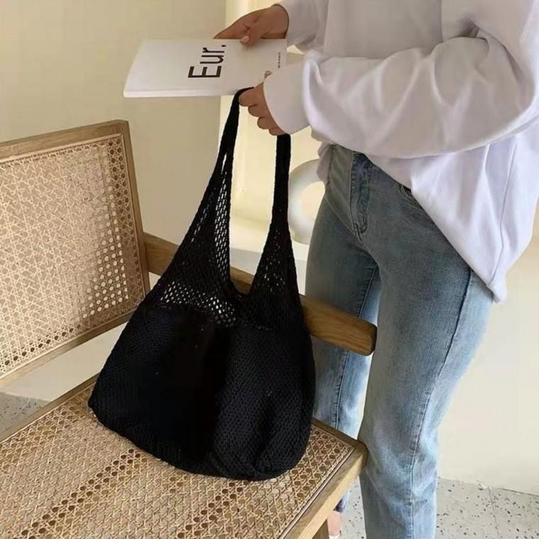 여자여름가방 휴양지백 그물숄더백 여성 토드백 여자숄더백 숄더백 5컬러
