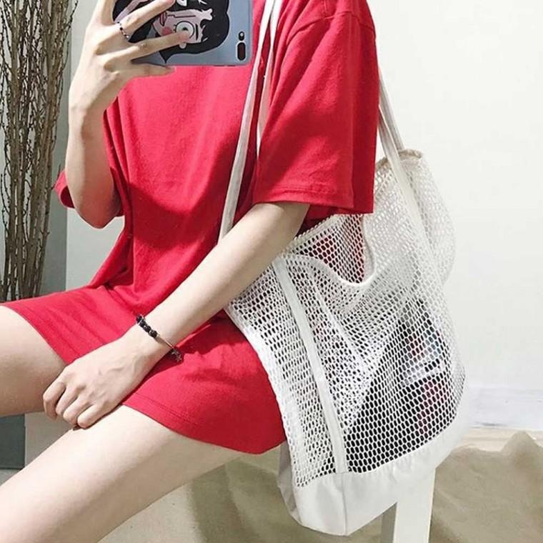 여성가방 장바구니숄더백 패션 바닷가여행코디가방 여름캐주얼룩가방