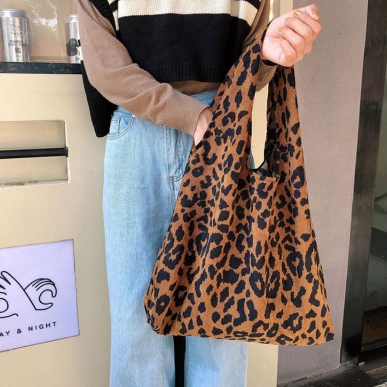에코백 쇼퍼백 가을 숄더백 가방 호피 가을가방 레오파드