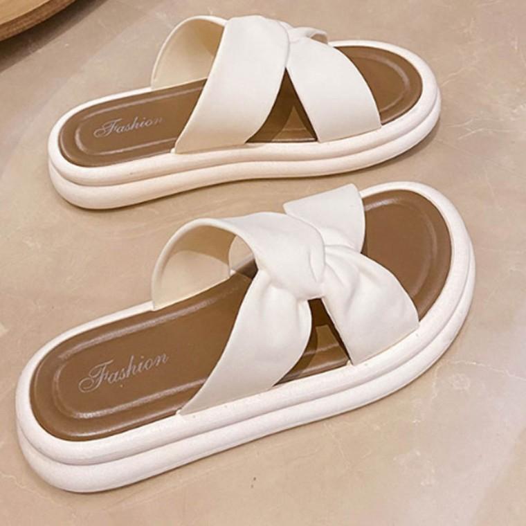 낸시 6062 여성슬리퍼 캐주얼 여름슬리퍼 굽높이3cm