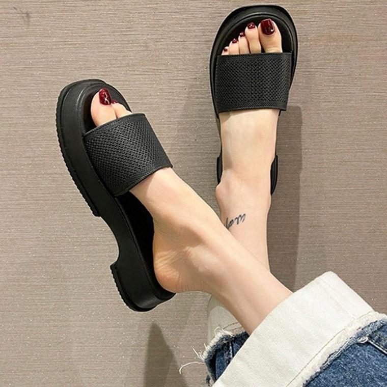 여성 발 편한 여름 슈즈 코디하기 좋은 코지 슬리퍼 커플 물고기 EVA 사무실 라탄