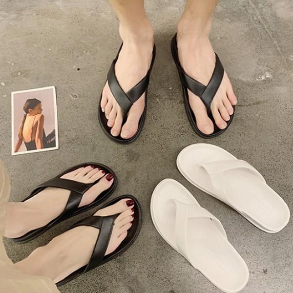 쪼리 데일리 슬리퍼 남녀공용 여름 미니멀 쿠션