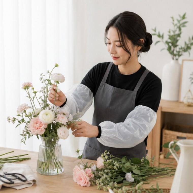 방수 팔토시 작업용 미술용 주방 청소 다용도 토시