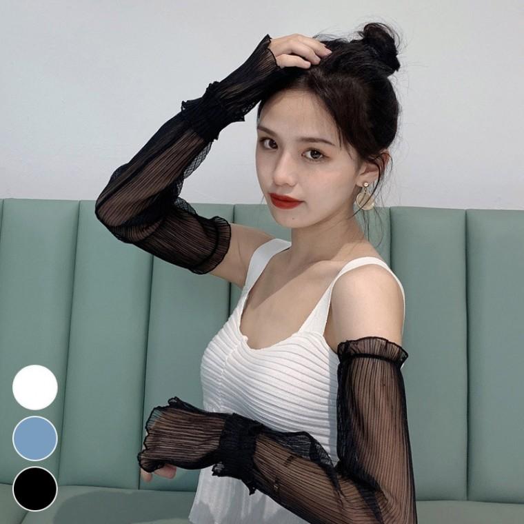 여성 운전팔토시 레이스 워머 햇빛차단 골프용 시원한