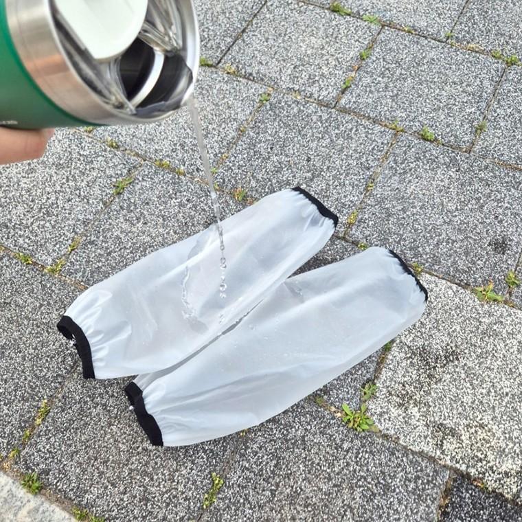 한쌍 반투명 방수 팔토시