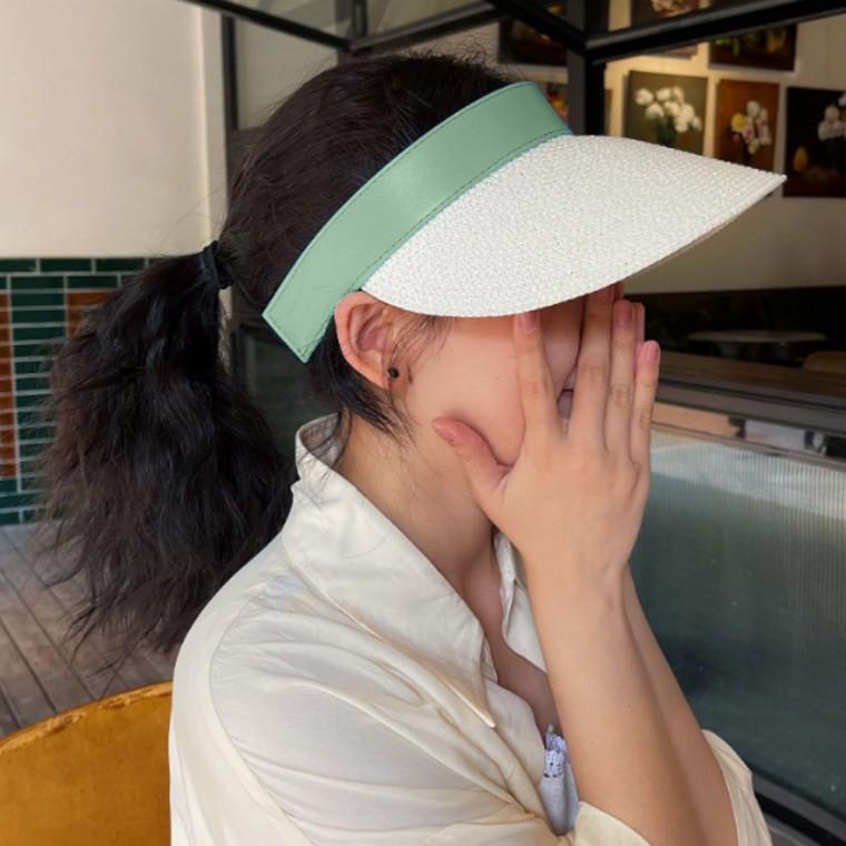 쿨니스 돌돌이 썬캡 시원한 햇빛가림 여름모자 민트
