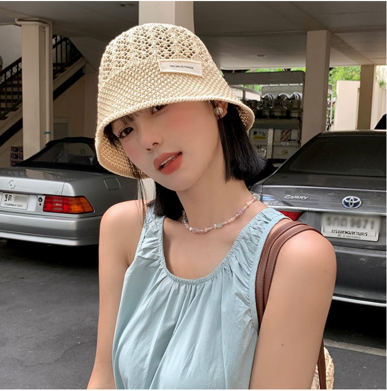 유알 버킷햇 벙거지모자 여름 햇빛 차단 라피아 햇 사파리 매쉬 산책 데일리