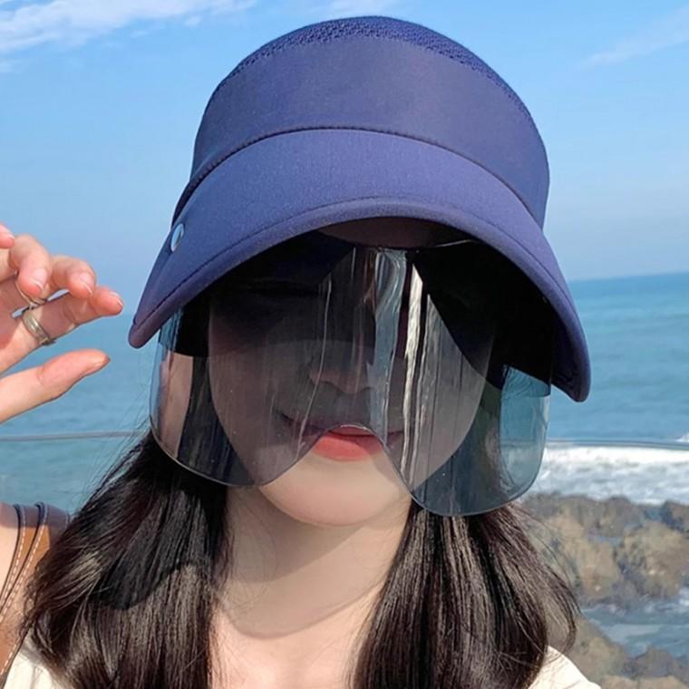 선글라스 고글 UV차단 아이스 썬캡 여름썬캡 여름모자 접이식 자외선차단 고글모자