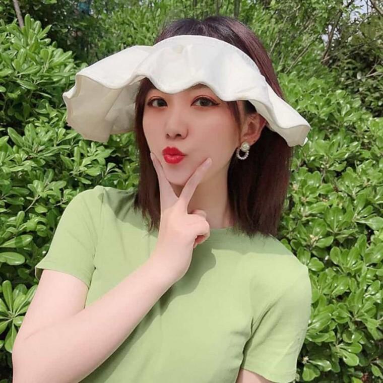 2IN1 대형챙 썬캡 2개세트 여름여성모자 여자챙모자 여자썬캡