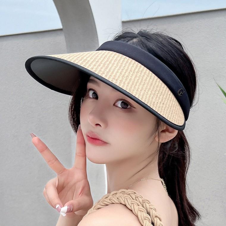 여자모자 햇빛차단 여름 비치모자 데일리 라탄 썬캡