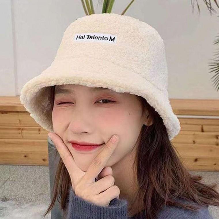 여자 전체 뽀글이 귀여운 외출 모자 따뜻한 벙거지 버킷햇 햇빛 가리개 유아 여름 썬캡