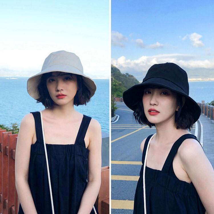 여자모자 베이직 여름 여행 비치 심플 벙거지 버킷햇