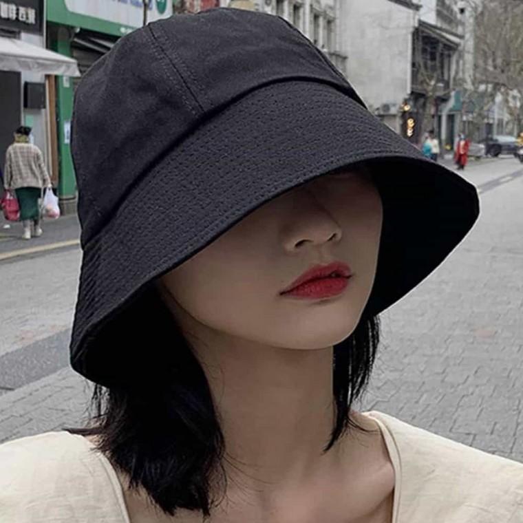 여성 봄 여름 빅사이즈버킷햇 제주여행모자 캠핑모자
