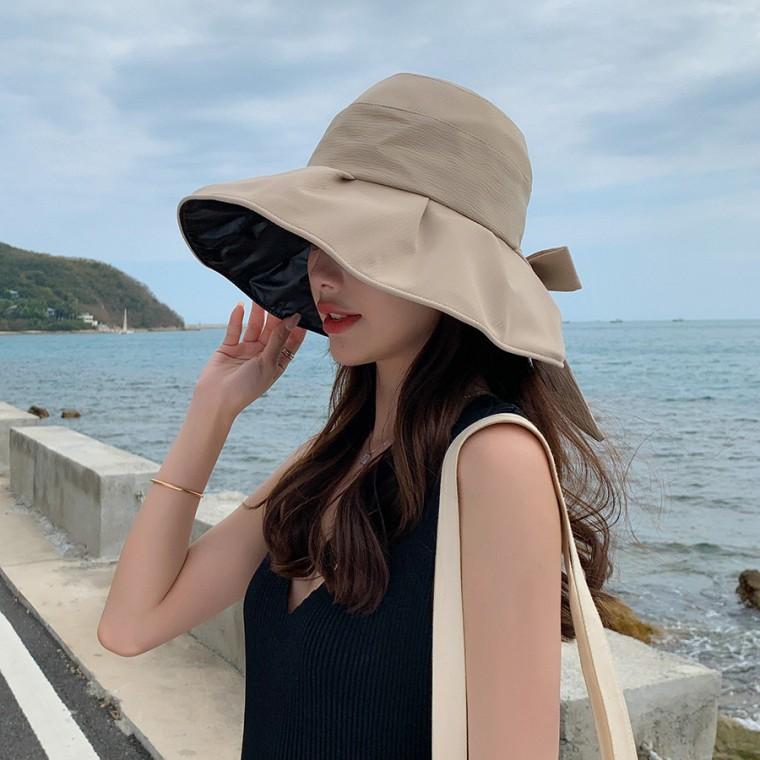 리본 버킷햇 보넷 여름용 여성모자