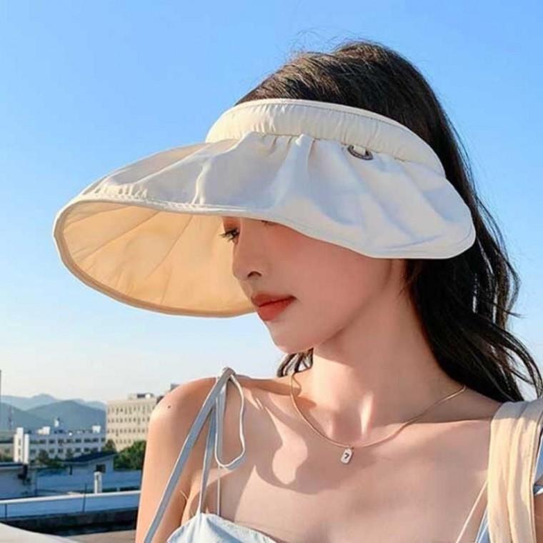 해변모자 여름모자 바캉스 패션 여성선캡 모자 선캡 가방 신발 의류
