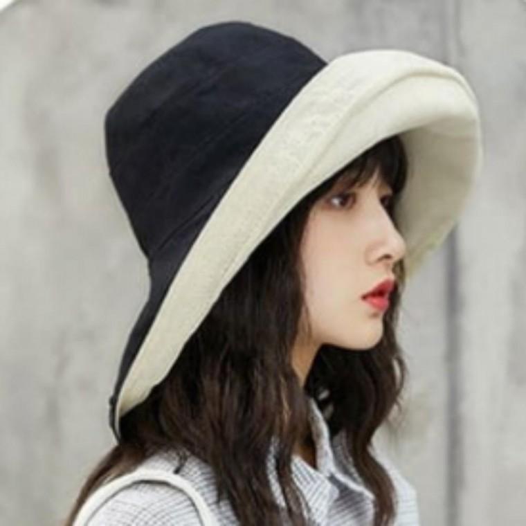 여성 자외선차단 양면 벙거지 모자 봄 여름 스타일리쉬 버킷햇