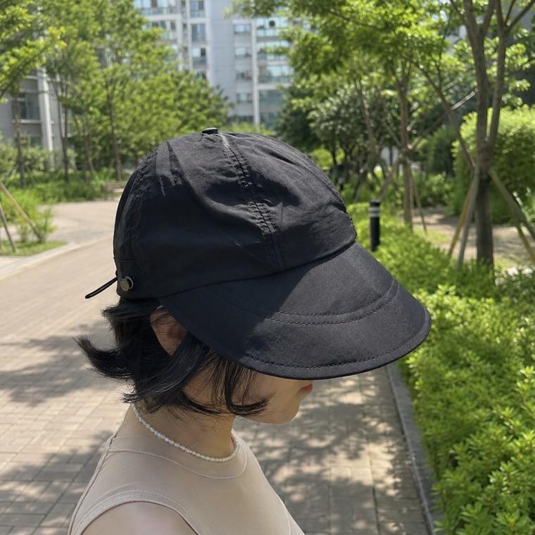 여성 라운드썬햇 넓은챙 자외선차단 햇빛가리개 면소재 여름모자