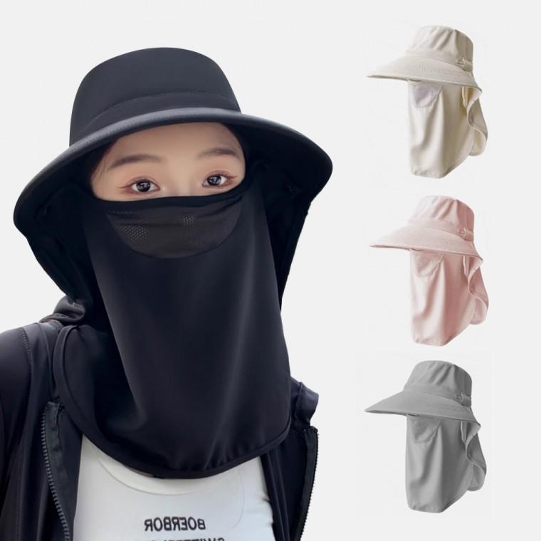 [큰손할인] 산책모자 여성 여름 햇빛가리개 썬햇 썬캡 와이드챙 등산 낚시 마스크 아웃도어 풀커버 골프