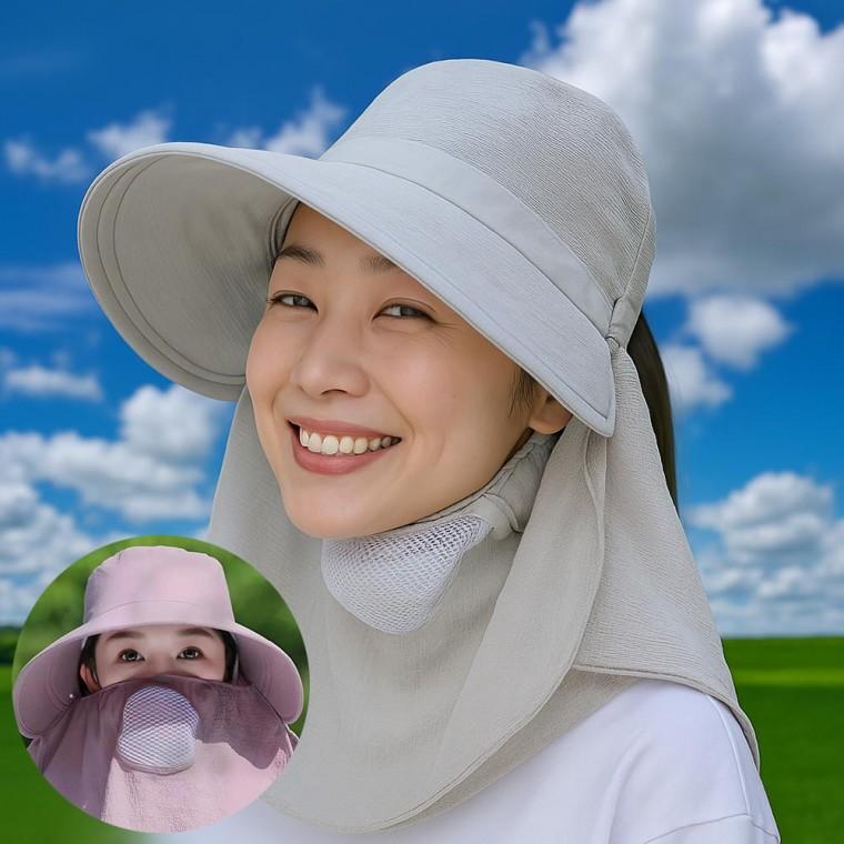 세렌디 여름 자외선차단 밭일 필수 농사모자 작업 일모자