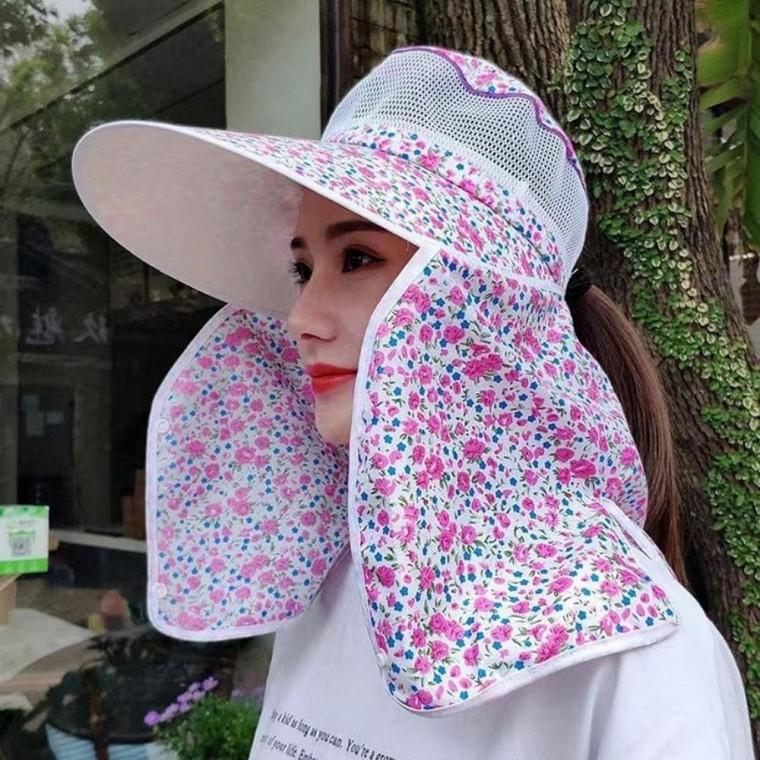 햇빛가리는모자 여름 농촌 밭일 작업 일모자 목가리개 캐디 모자 썬캡