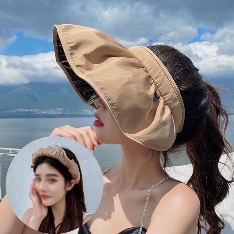 자외선 차단 선캡 날개 키 플랩캡 모자 골프 등산 여름 챙 썬캡 햇빛 가리개 가림용