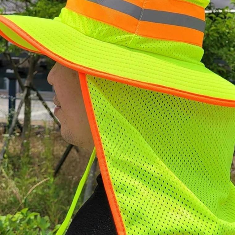 작업용 햇빛 차단 모자 햇볕가리개모자 여름작업모자 햇빛가리개썬캡 햇빛차단모자 작업모자 농사용모자