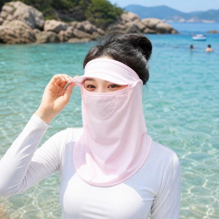 썬캡 넥커버 자외선차단 햇빛차단 여름 물놀이 야외활동 남녀공용 브림7cm
