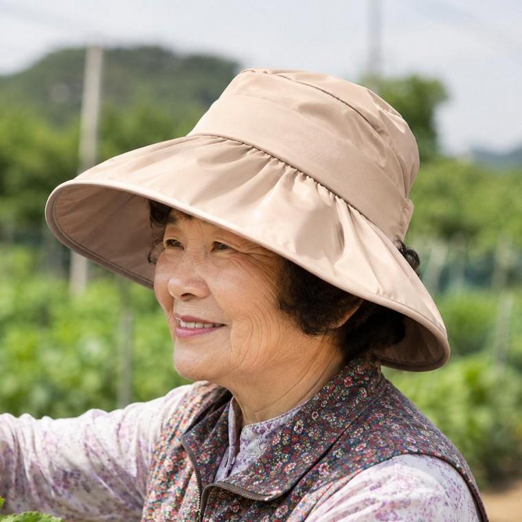 경량 벙거지모자 할머니 햇빛가리개 챙모자 썬캡 여름 모자 노인모자 부니햇 농사모자 보닛햇 밭일모자