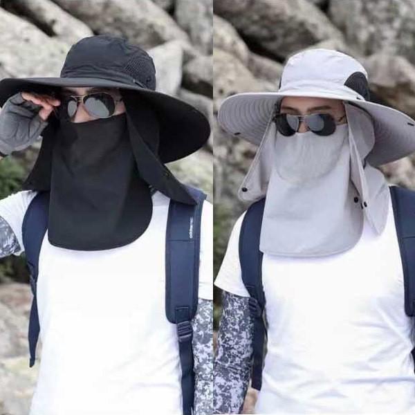 메쉬 여름 캠핑 낚시 사파리모자 버킷햇 와이드 햇빛