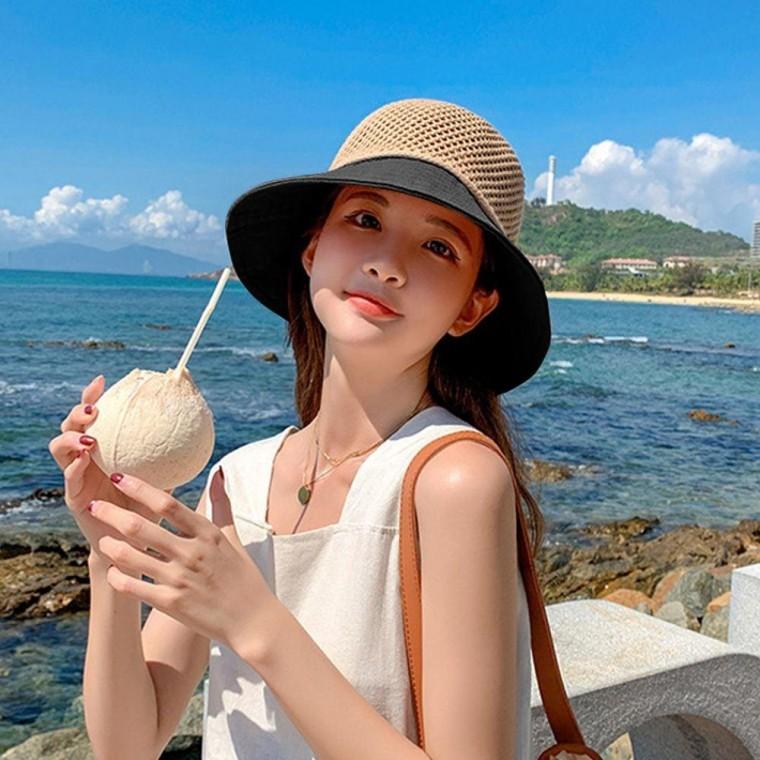 라탄 라피아햇 왕골 여름 모자 밀짚모자 비치 바캉스 농부 창넓은 썬바이저 창큰 예쁜