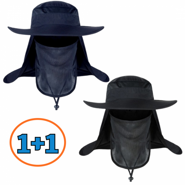1+1 정글모 남성 차양 선쉐이드모자 사계절 여름 햇빛가리개 기능성 등산 모자(2개세트)