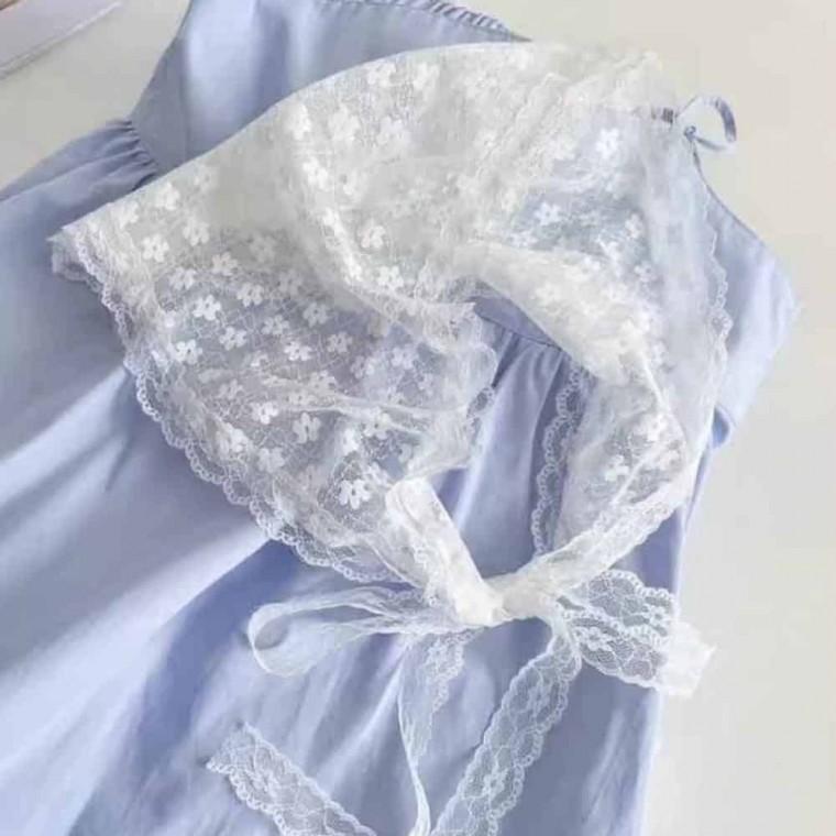 레이스 헤어스카프 여름헤어밴드 머리밴드
