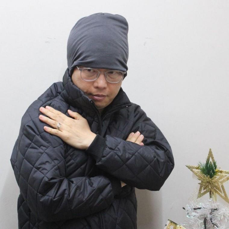 암환자 두겹 비니 모자 그레이 두건 탈모 여름