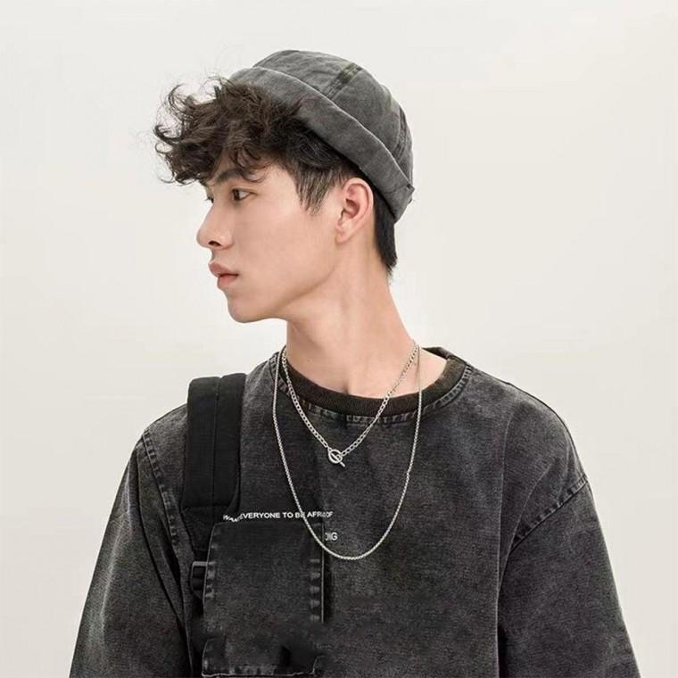 심플 창없는 모자 캡없는 와치캡 짧은 숏 남성 비니 레옹 챙없는 남자 여름 골무