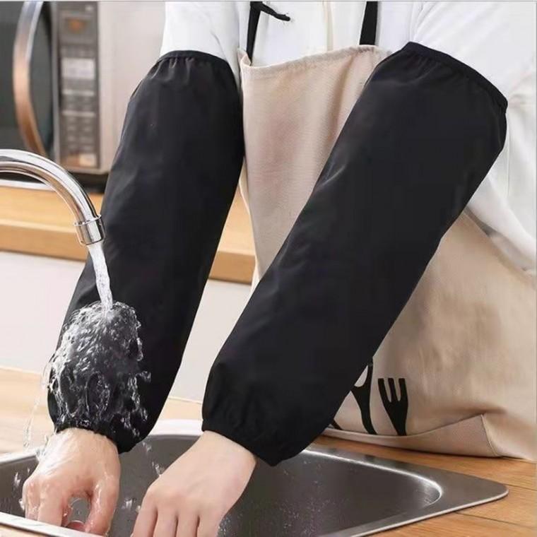 작업용 방수 토시 사무용 미술용 시보리 방수 팔토시 블랙 2P