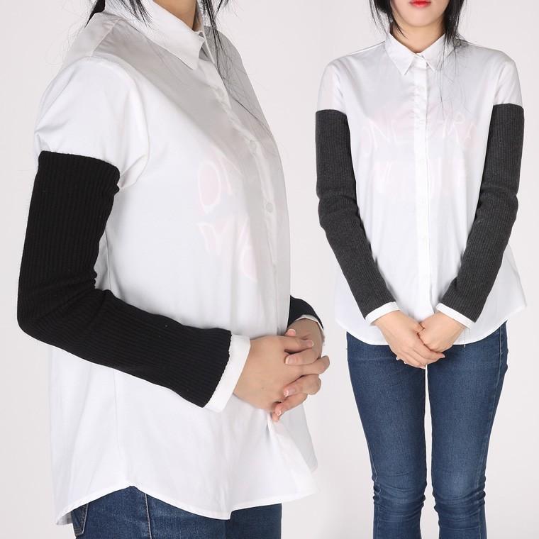 골지 암워머 겨울 팔토시 보온 토시