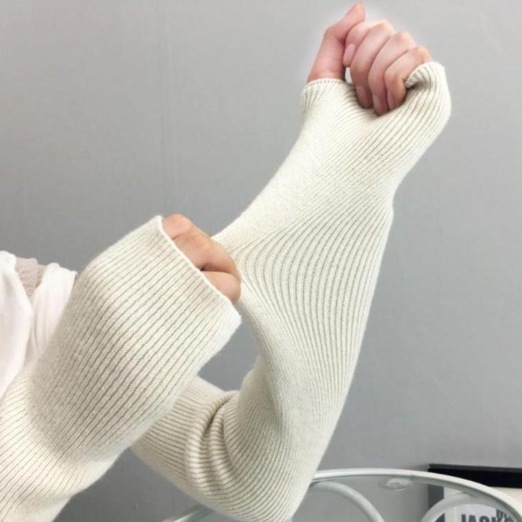 남녀 공용 사카리바 암워머 핸드 4컬러 겨울 패션 아이템 팔토시 반장갑 팔워머 겨울팔