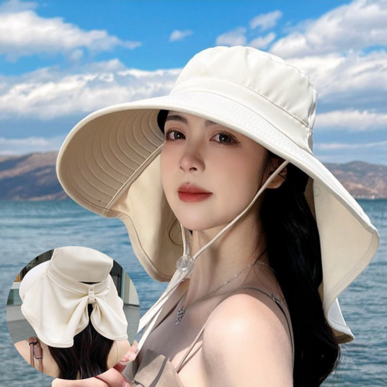 [당일출고]썬캡 햇빛 여성 챙넓은 여름 모자 버킷햇 플랩캡 농사 휴양지 여행 물놀이 골프 낚시