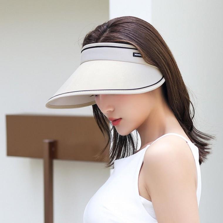 자외선 차단 여성썬캡 햇빛가리개 산책 바캉스 챙모자