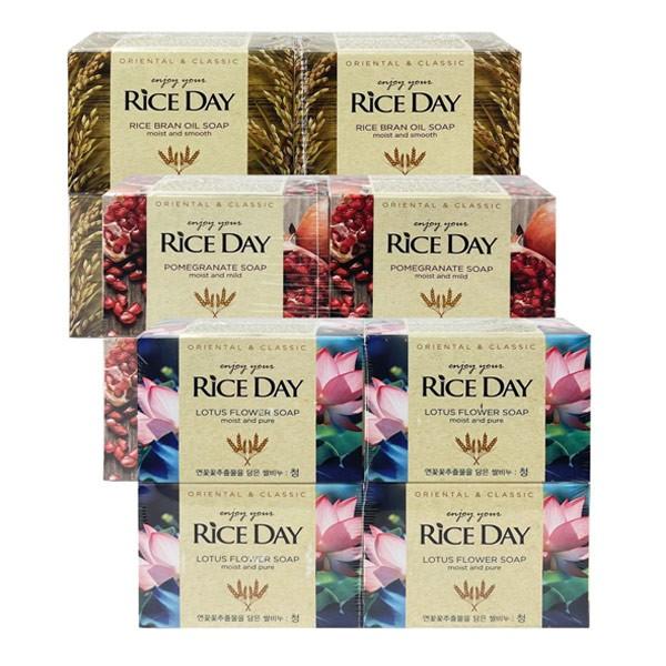 라이스데이 청유윤 세수비누 100g 4p -TJ 비누 화장비누 목욕 샤워 목욕용품 샤워용품