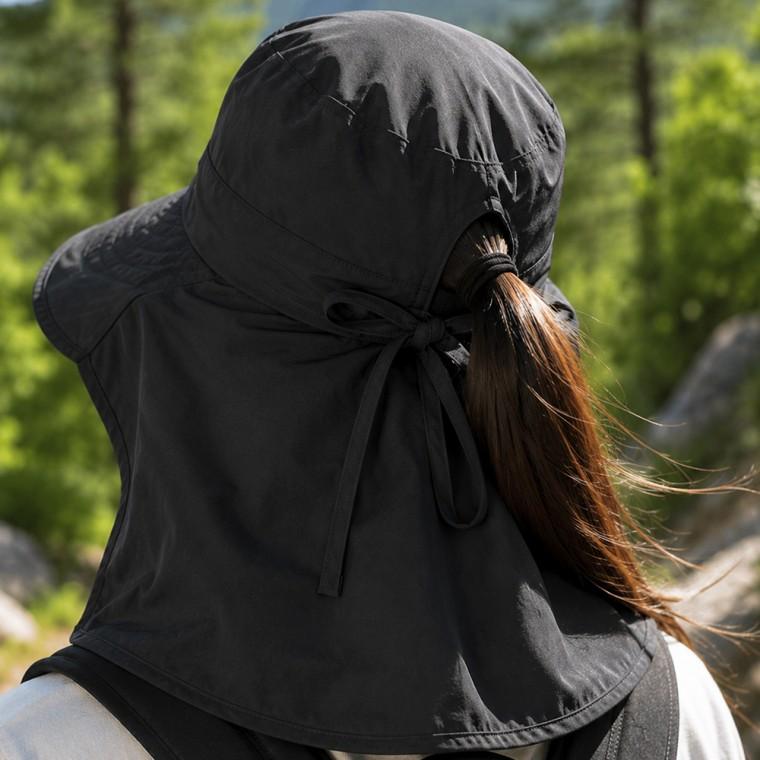 챙넓은 썬캡 햇빛 자외선 차단 썬바이저 넥커버 모자 버킷햇