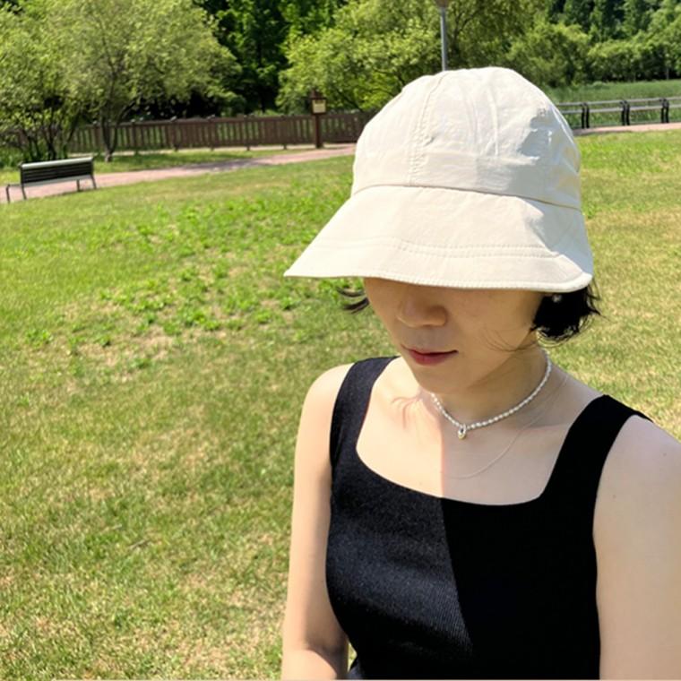 여성썬캡모자 자외선차단 모자 챙넓은 햇빛가리개 모자