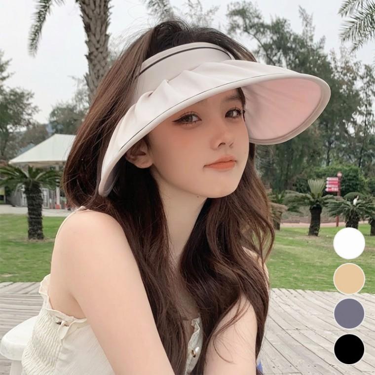 햇빛차단 썬캡 와이드챙 가려주는 귀까지 주름포인트